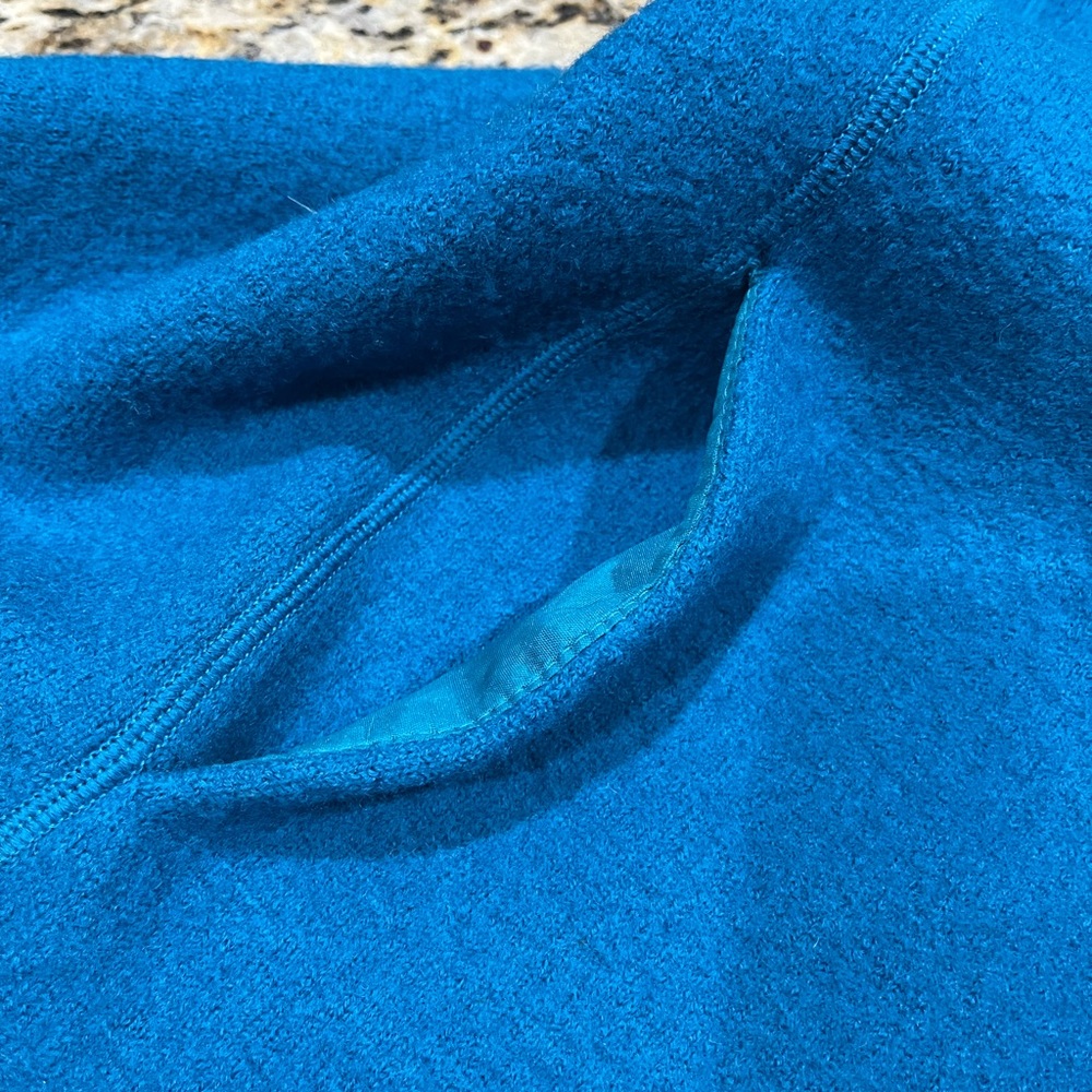 W by Worth Wool Jacket Size Small Dark Turquoise Blue - Picture 9 of 9
